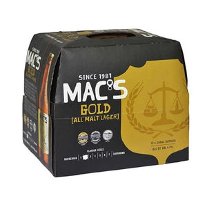 Macs Gold 330 ml Bottles 12 Pack