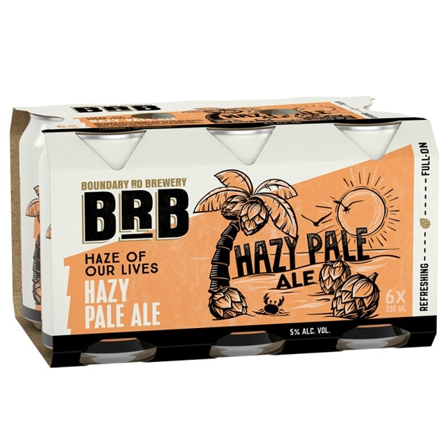 BRB Hazy Pale Ale 330ml Cans 6 Pack