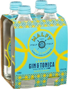 Malfy Con Limone 300ml Bottles 4 Pack